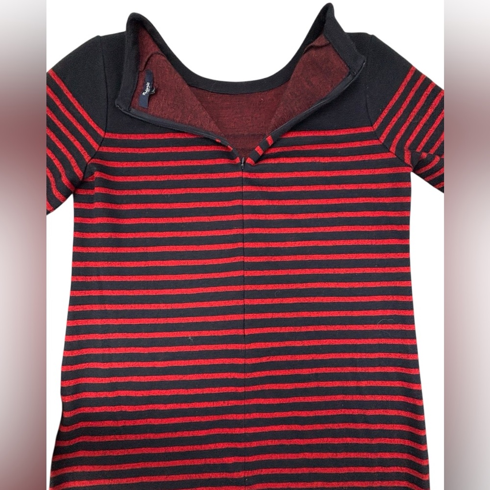 Madewell | Wool Blend Mariner Stripe Midi Sweater Dress | Large | Like New!! - Picture 5 of 7